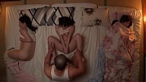 義父に美乳を弄ばれてるとも気づかず熟睡する妹。 妹への陰湿な行為を止められず、興奮から自慰に浸る姉。【パート1】https://bit.ly/3D3mubL