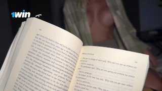 My stepsister seduced me while I was reading a book. Delicious close-up rubbing by BootyFrutti