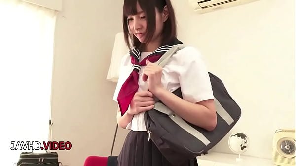 Sultry Asian student enjoys passionate pussy fuck from guys massive cock.